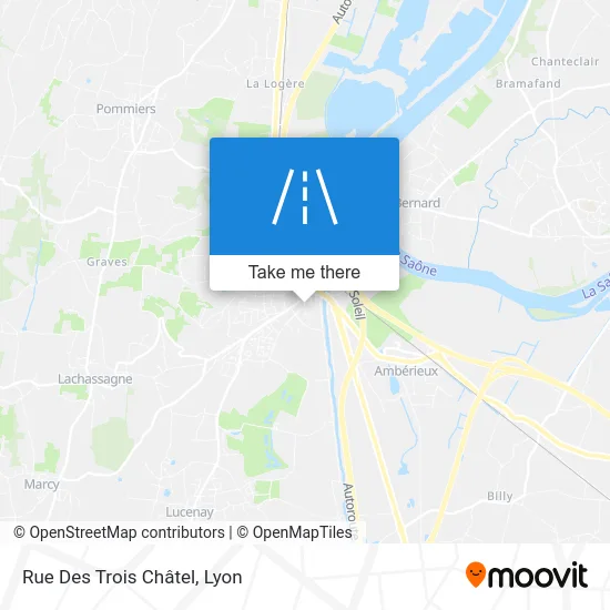 Rue Des Trois Châtel map