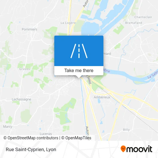 Rue Saint-Cyprien map