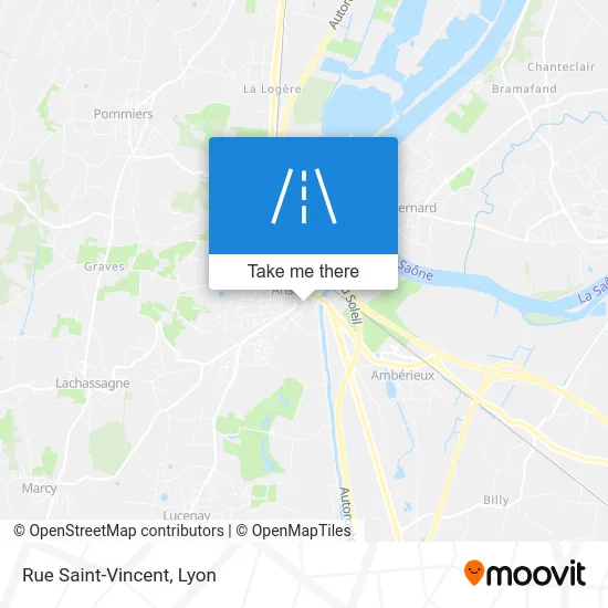 Rue Saint-Vincent map