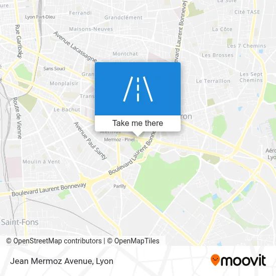 Avenue Jean Mermoz map