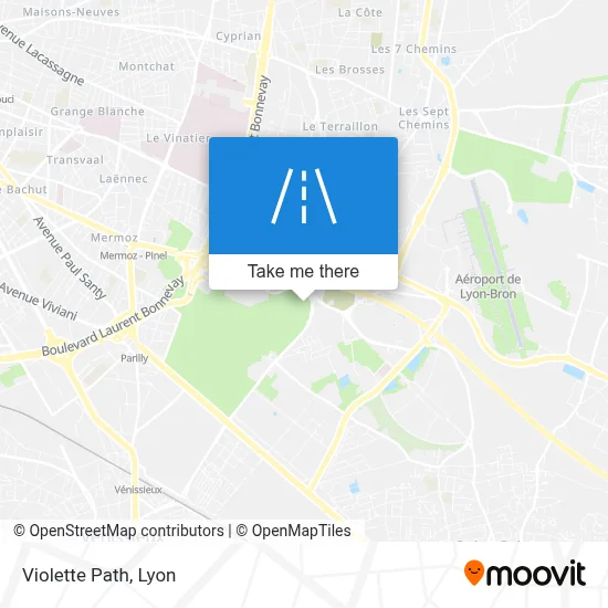 Chemin De La Violette map