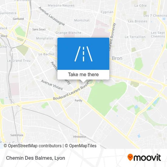 Chemin Des Balmes map