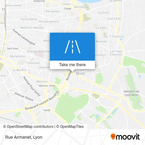 Rue Armanet map
