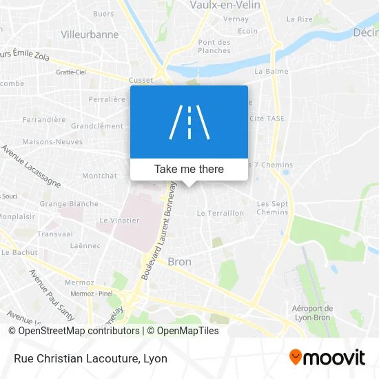 Rue Christian Lacouture map