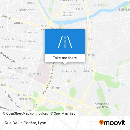 Rue De La Pagère map