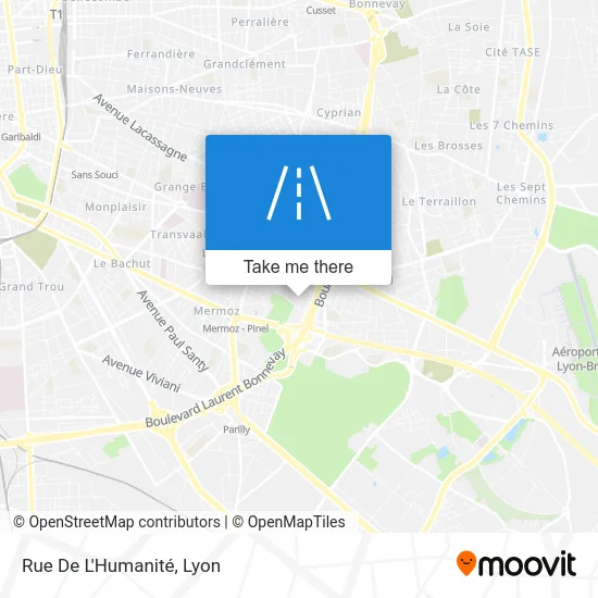 Rue De L'Humanité map
