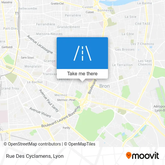 Rue Des Cyclamens map