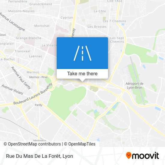 Rue Du Mas De La Forêt map