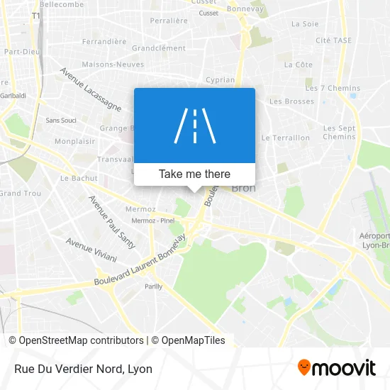Rue Du Verdier Nord map