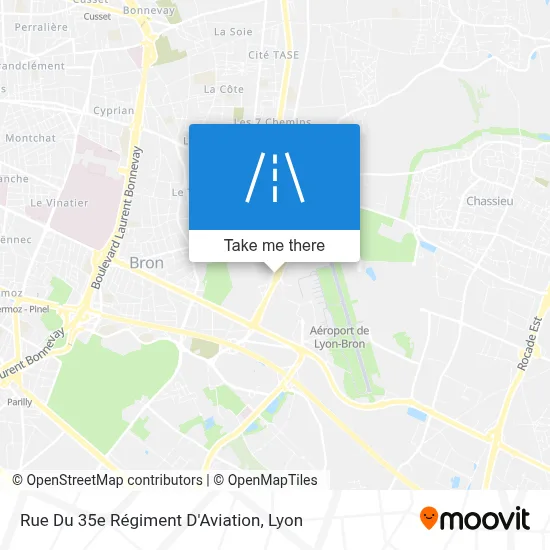 Rue Du 35e Régiment D'Aviation map