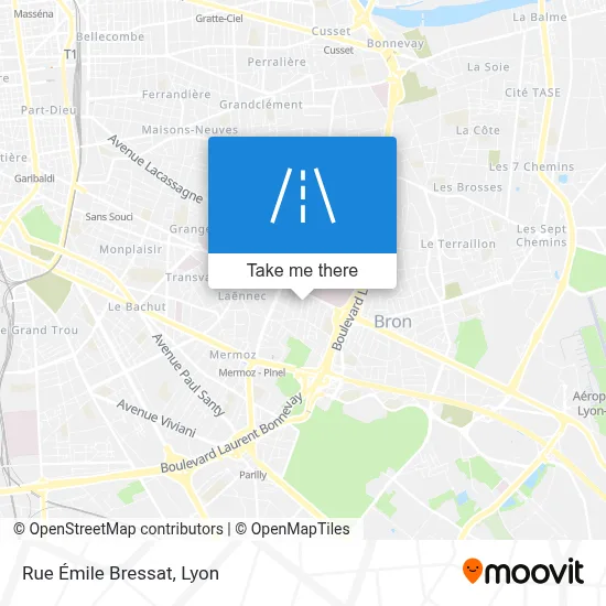 Rue Émile Bressat map