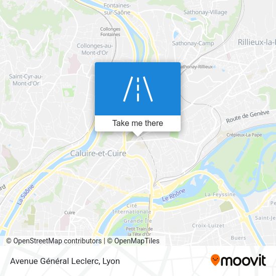 Avenue Général Leclerc map