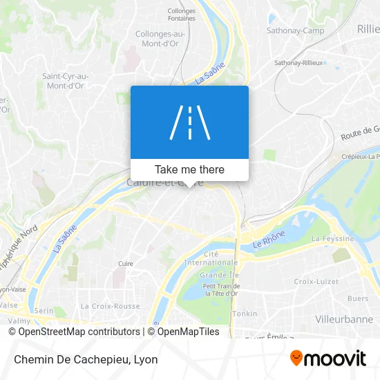 Chemin De Cachepieu map