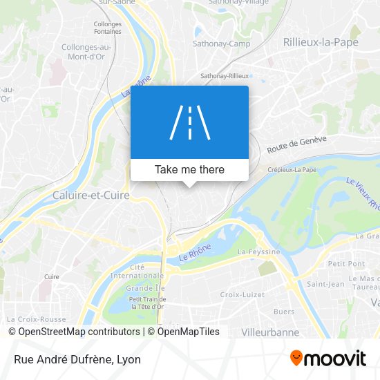 Rue André Dufrène map
