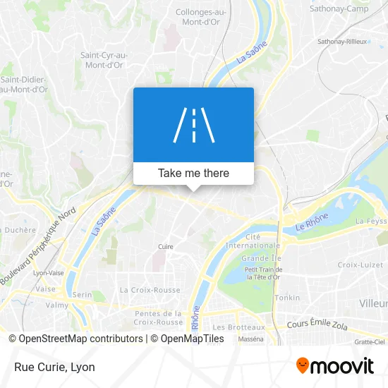 Rue Curie map
