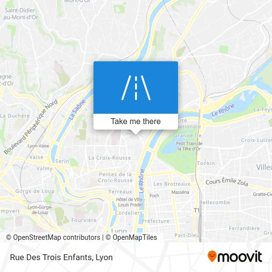 Rue Des Trois Enfants map