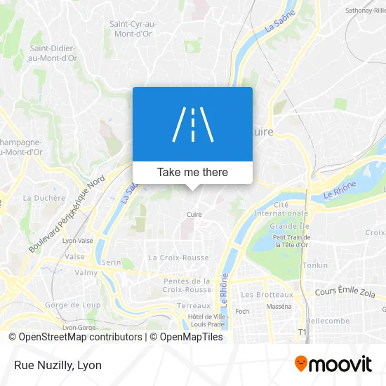 Rue Nuzilly map
