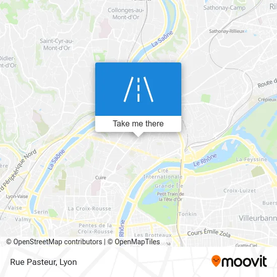 Rue Pasteur map