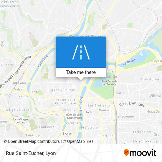 Rue Saint-Eucher map