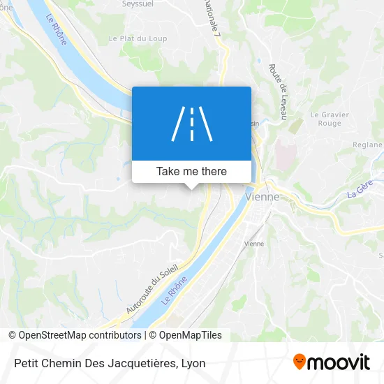 Petit Chemin Des Jacquetières map