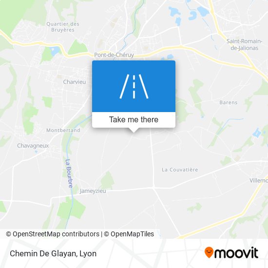 Chemin De Glayan map