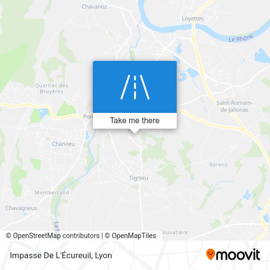 Impasse De L'Écureuil map