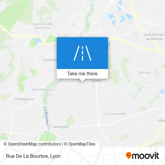 Rue De La Bourbre map