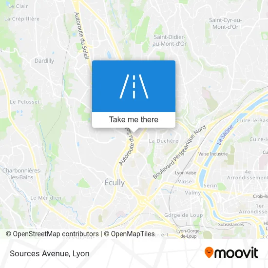 Avenue Des Sources map