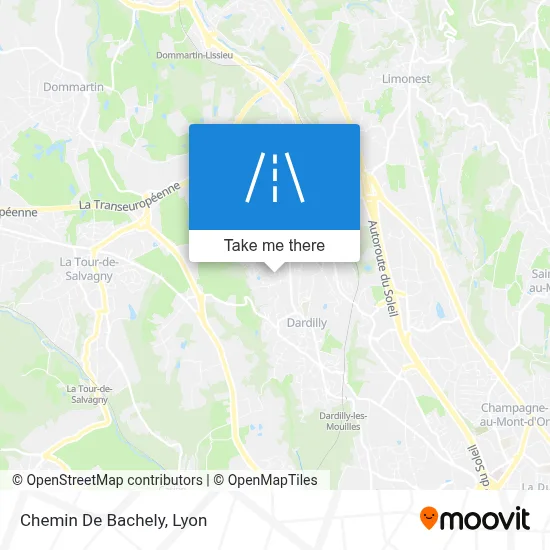 Chemin De Bachely map
