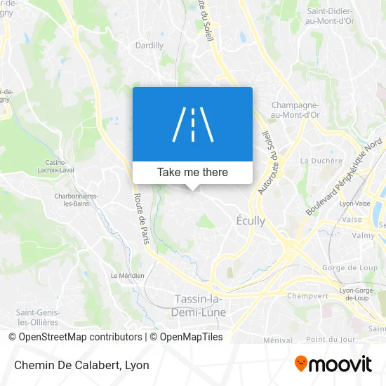 Chemin De Calabert map