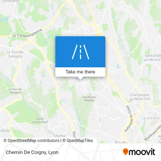 Chemin De Coigny map