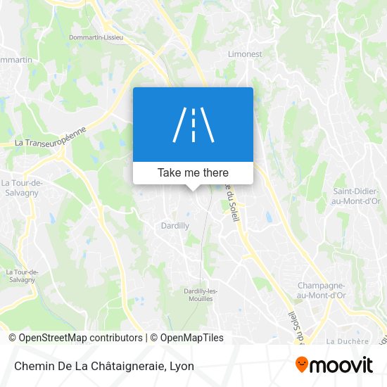 Chemin De La Châtaigneraie map
