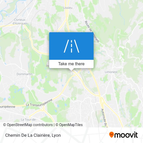 Chemin De La Clairière map
