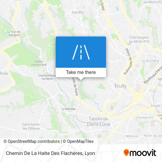 Chemin De La Halte Des Flachères map