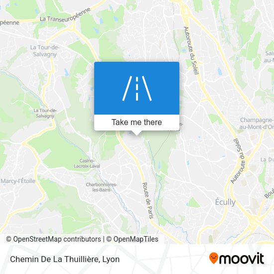 Chemin De La Thuillière map
