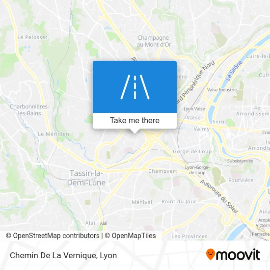 Chemin De La Vernique map