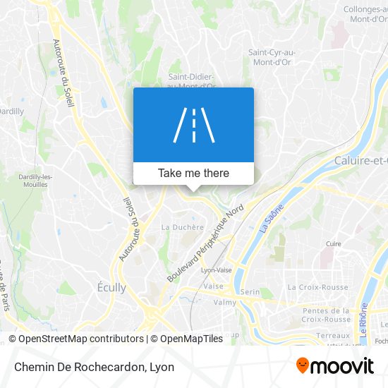 Mapa Chemin De Rochecardon