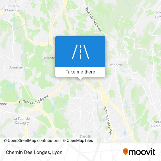 Chemin Des Longes map