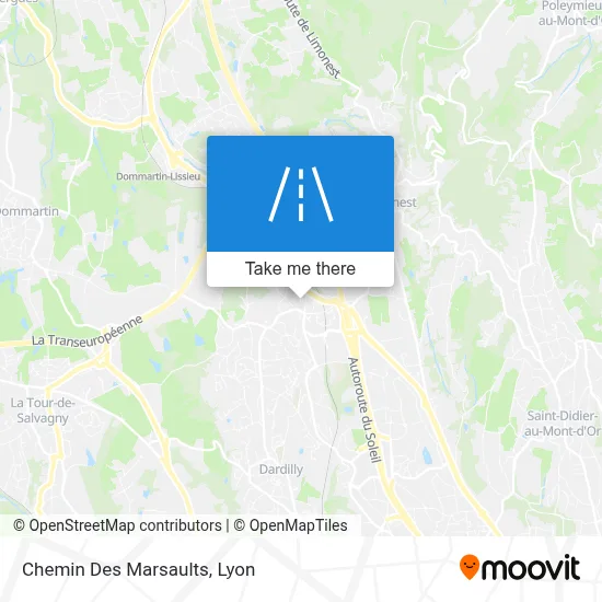 Chemin Des Marsaults map