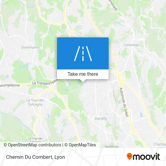 Chemin Du Combert map