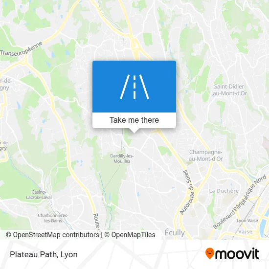 Chemin Du Plateau map