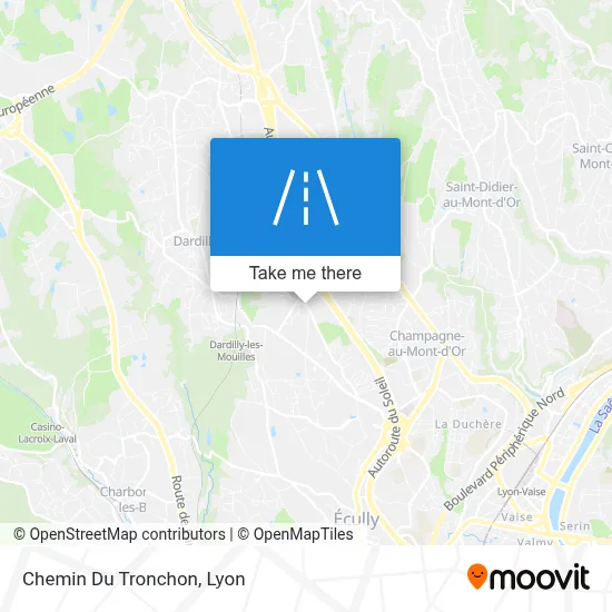 Chemin Du Tronchon map