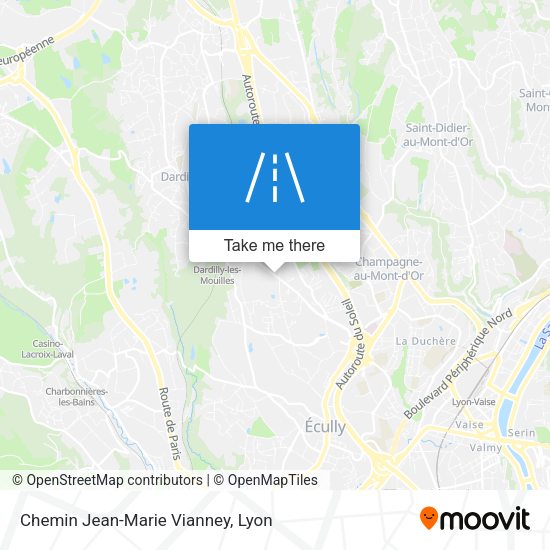 Chemin Jean-Marie Vianney map