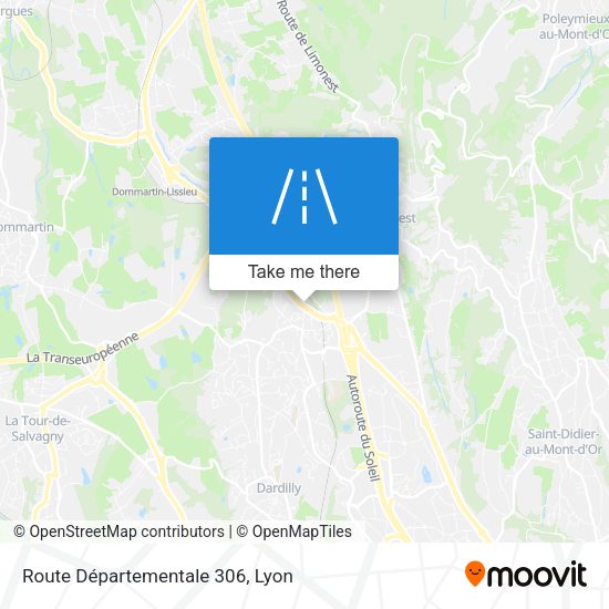 Route Départementale 306 map