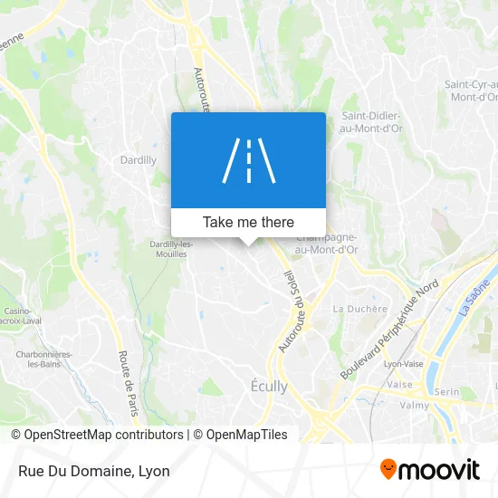 Rue Du Domaine map