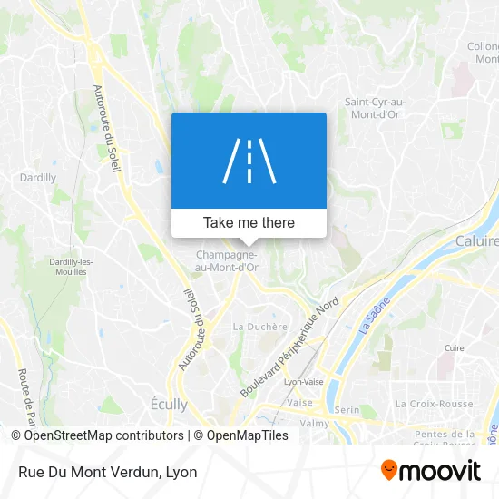 Rue Du Mont Verdun map