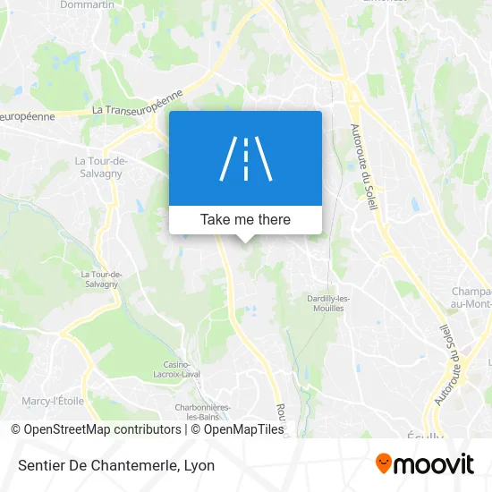 Sentier De Chantemerle map