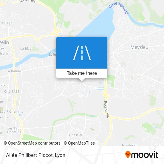 Allée Philibert Piccot map