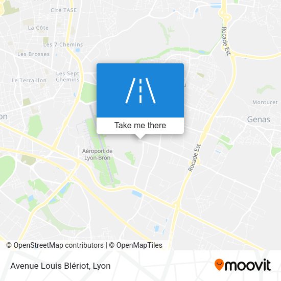 Avenue Louis Blériot map