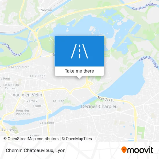 Chemin Châteauvieux map